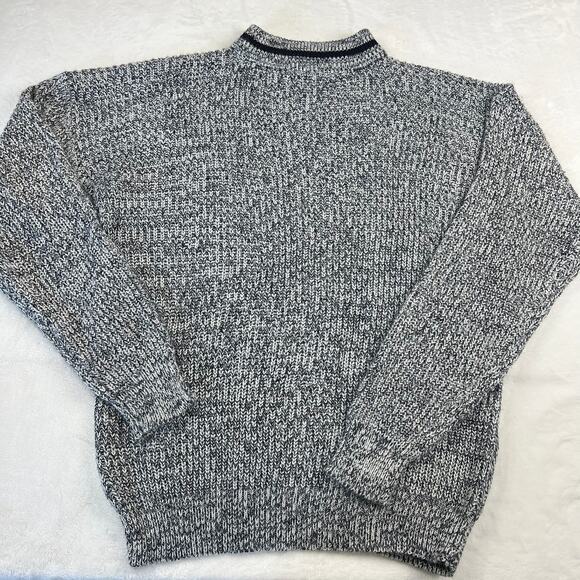 Playboy special edition Vintage acrylic Sweater Gray Navy Men’s Size 1X - Picture 1 of 7